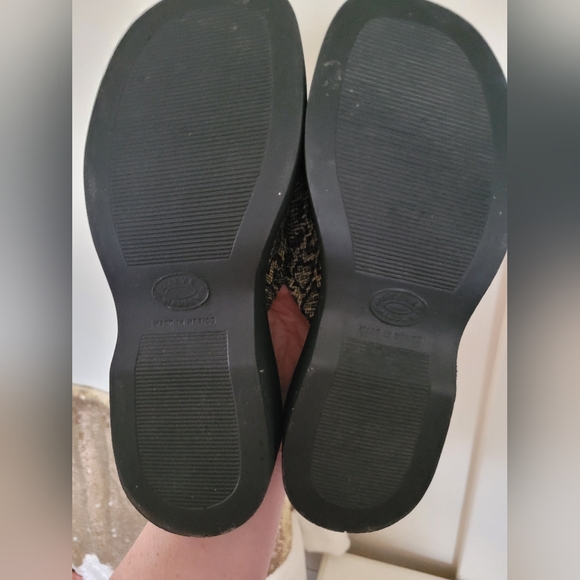 Steve Madden Y2K Vintage 90s Snake Print Wedge Platform Slides Size 9.5 - Picture 14 of 14